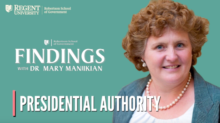 Findings with Dr. Mary Manjikian: Presidential Authority